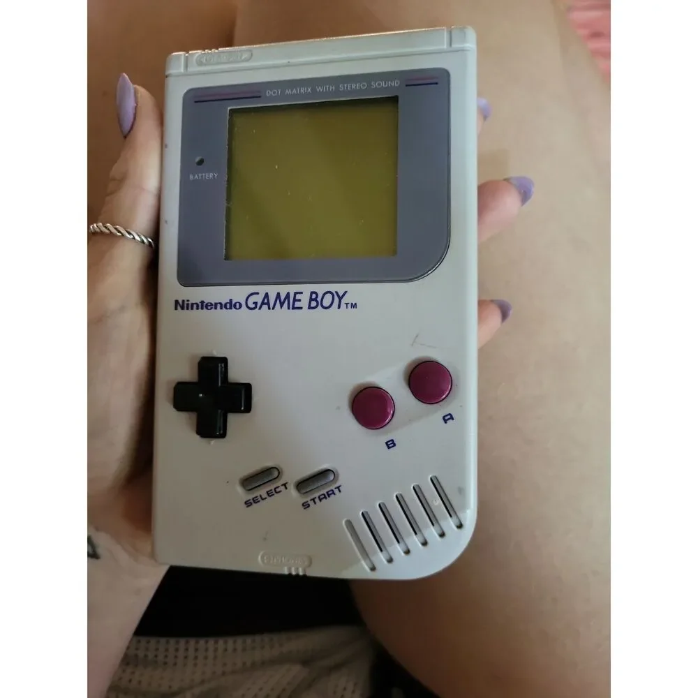 VERY FIRST Nintendo Game Boy Launch Edition Handheld System - Gray Works Tested